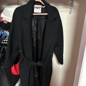 Zara Elegant Black Coat